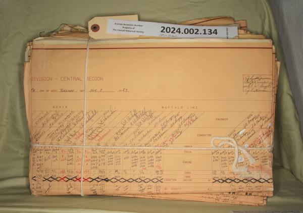 Form CT-7620, Central Region, Allegheny Division, November 1989