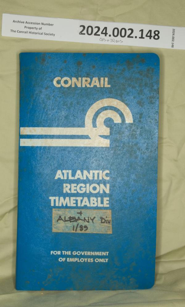 Atlantic Region, Albany Division DATE????