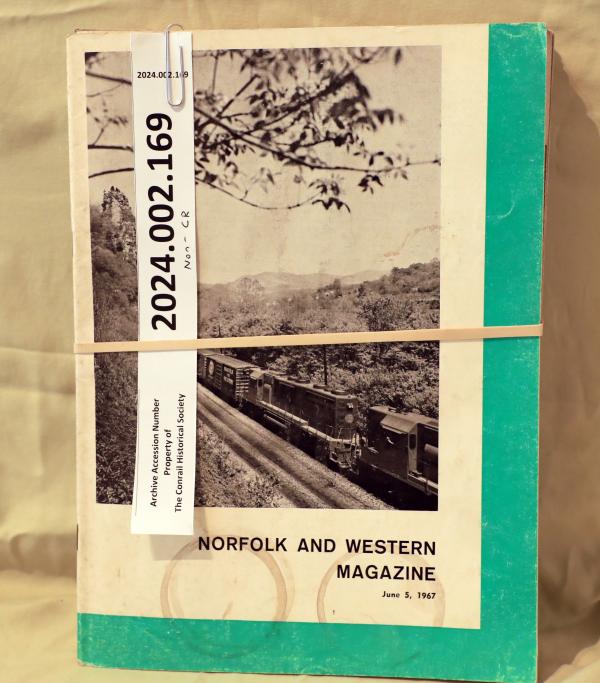 Norfolk and Western Magazines, 8 issues 1967-69