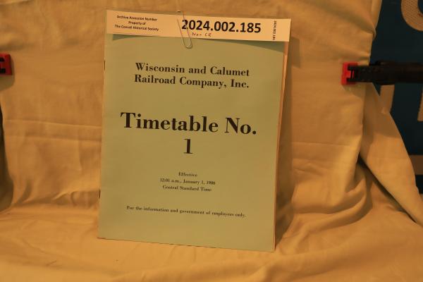 Wisconsin & Calumet Ttbl No. 1,1986_01-01