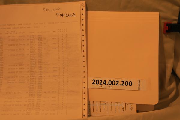 Misc. inbound locomotive reports at Conway, Buffalo, Cleveland 1990-91