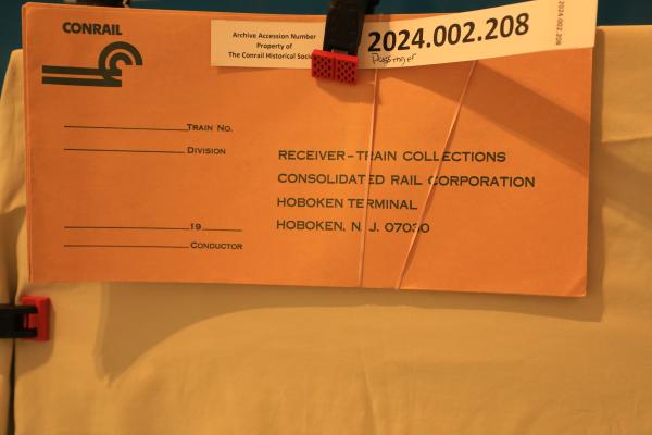 Receiver Train Collections, Conrail, Hoboken Terminal