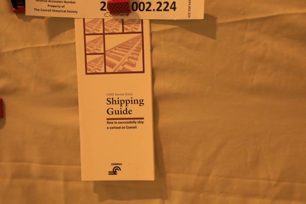 Core Service Group Shipping Guide, January 1996