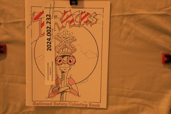 Tracks - Railroad Safety coloring book