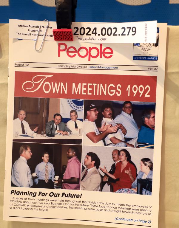 Conrail People, Phildelphia Division Labor/Management team, August 1992 DEACCESSION