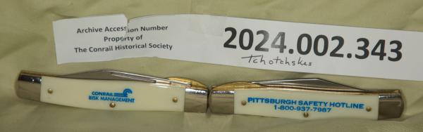 Conrail Risk Management pen knives