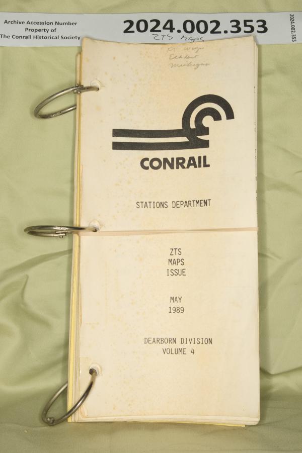 ZTS Maps, Dearborn Division, Vol. 4, May 1989