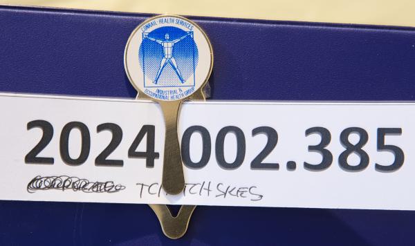 Small metal bookmark: Conrail Health Services