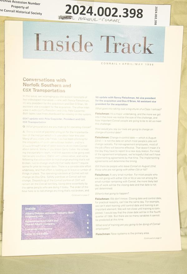 Inside Track Magazine, 1998-04 (April/May 1998)