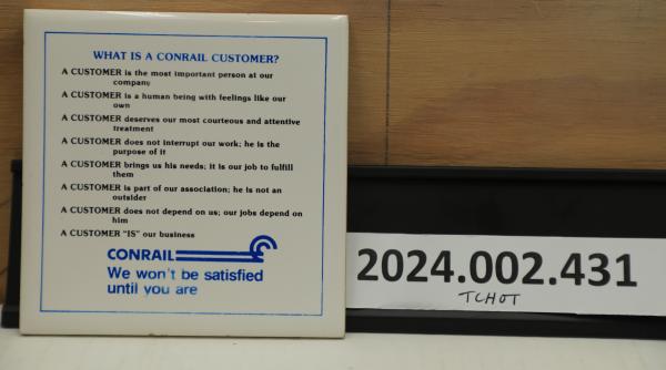 CR customer tile/coaster