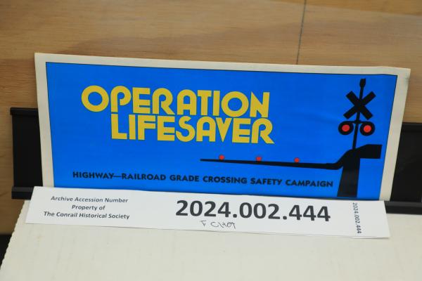 Operation Lifesaver crossing safety brochure