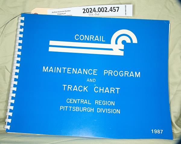 Track Chart 1987 Western Region Tuledo Division