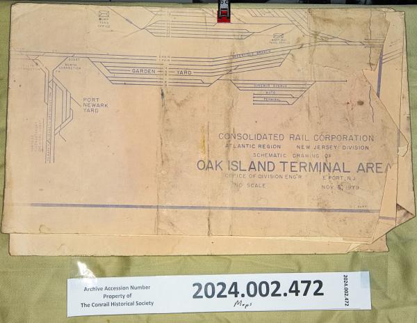 Oak Island NJ terminal map 1979