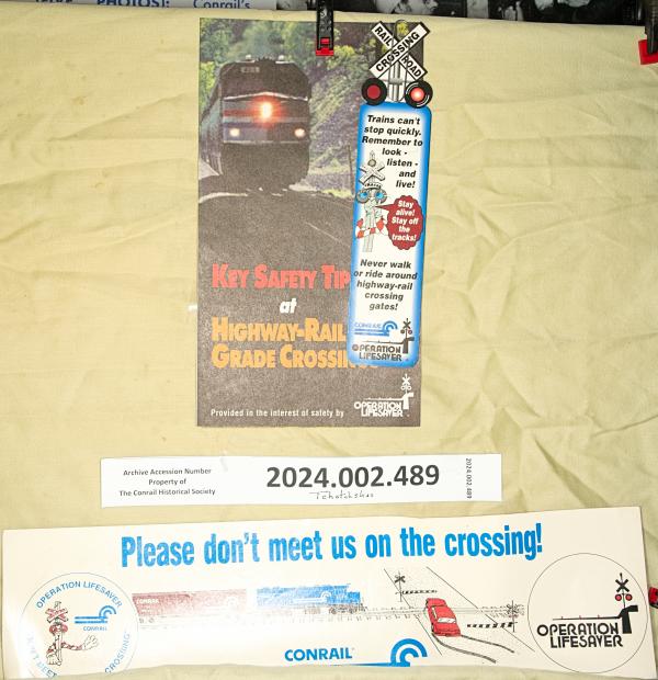Operation Lifesaver bumper sticker & pamphlet