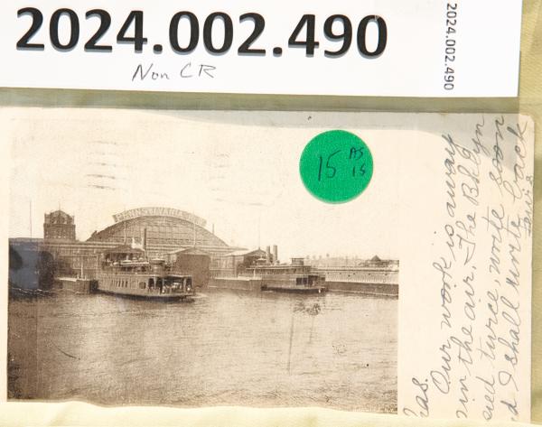 PRR ferry station 1906 postcard