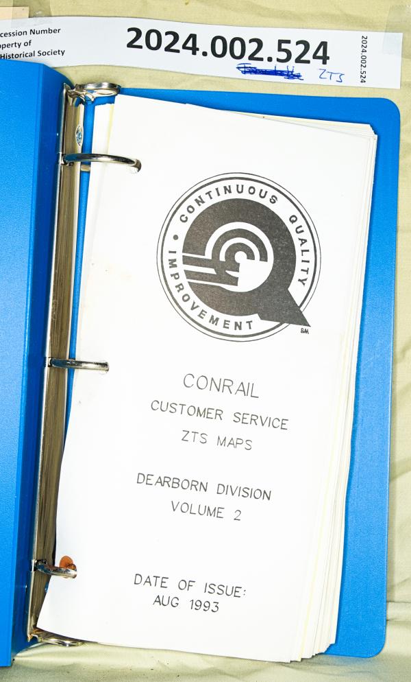 ZTS Maps, Dearborn Division, Vol. 2, August 1993