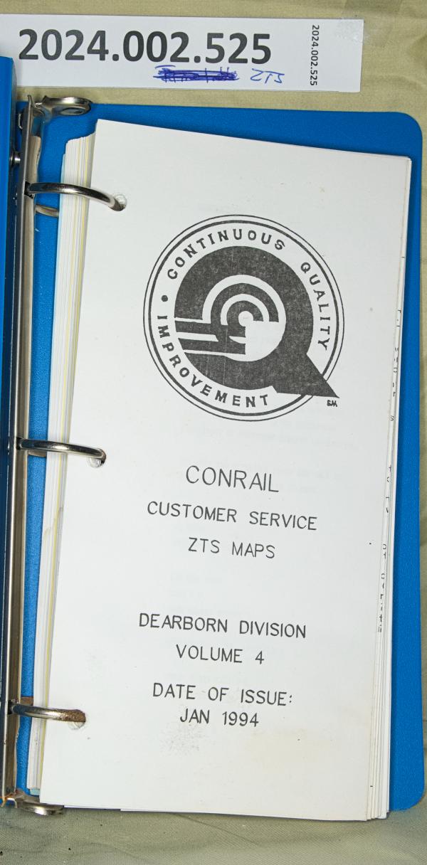 ZTS Maps, Dearborn Division, Vol. 4, January 1994