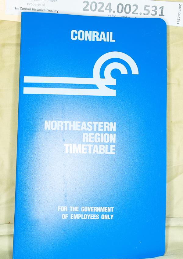 Northeastern Region Employee Timetable