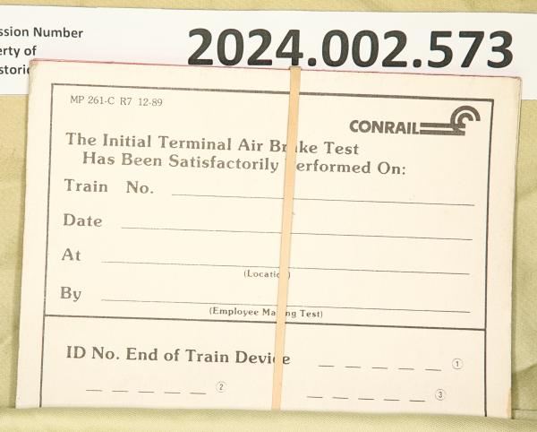 Terminal Air Brake Test MP261-C R7  1989-12-01
