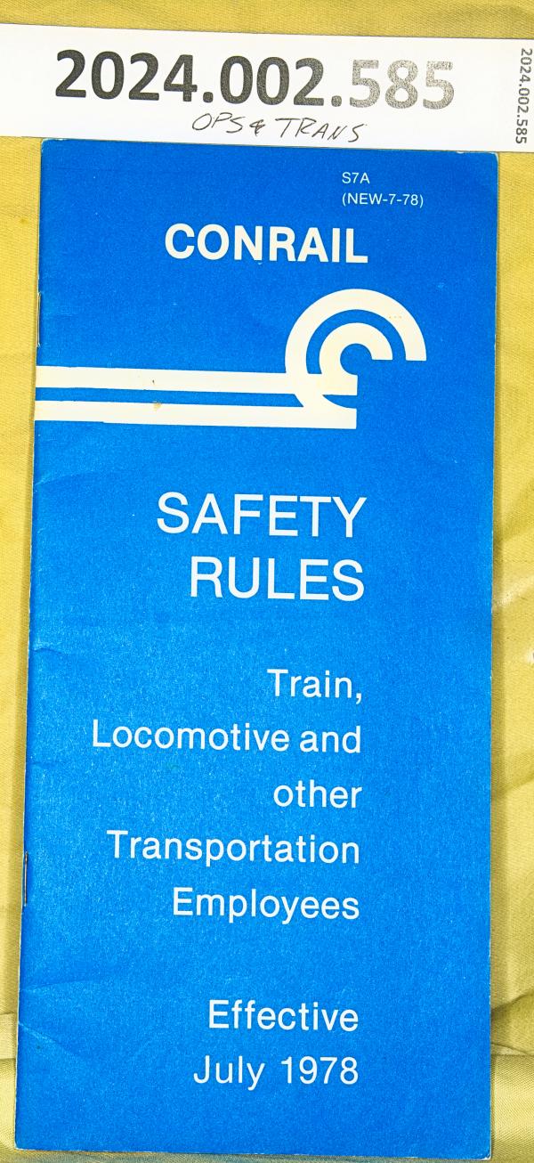 Safety Rules for Train, Locomotive and Other Transportation Employees, July 1978