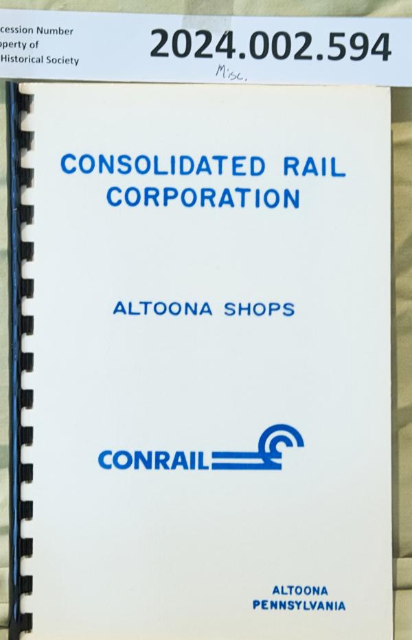 CR Altoona Shops map guide and descriptions