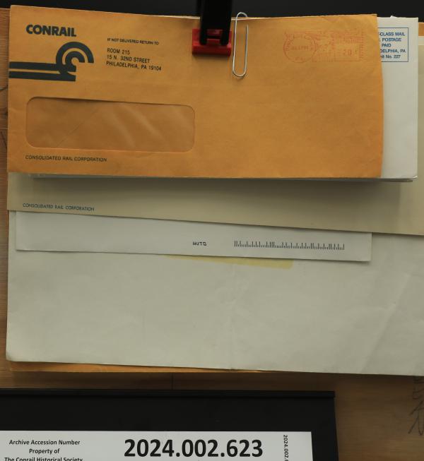 Misc. Conrail envelopes