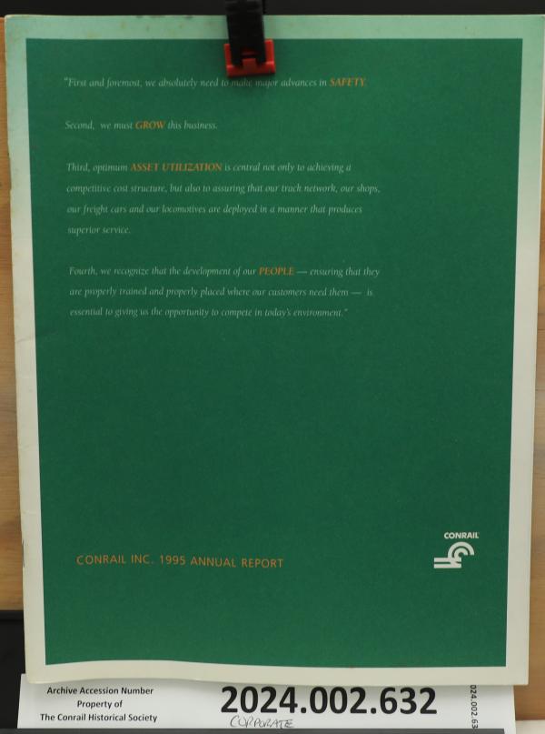Conrail Inc. 1995 Annual Report