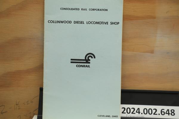 Collinwood Diesel Locomotive Shop booklet