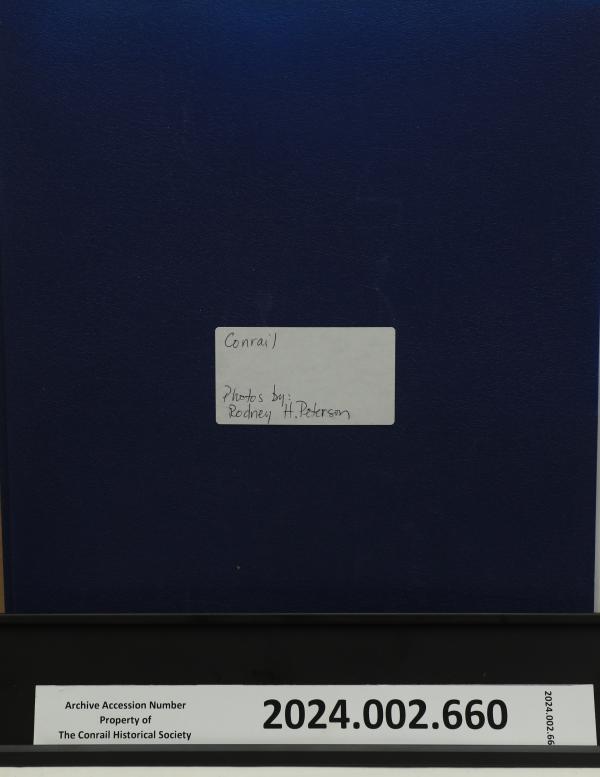 Conrail photos by Rodney Peterson from1970s - 1980s in 8x10 binder