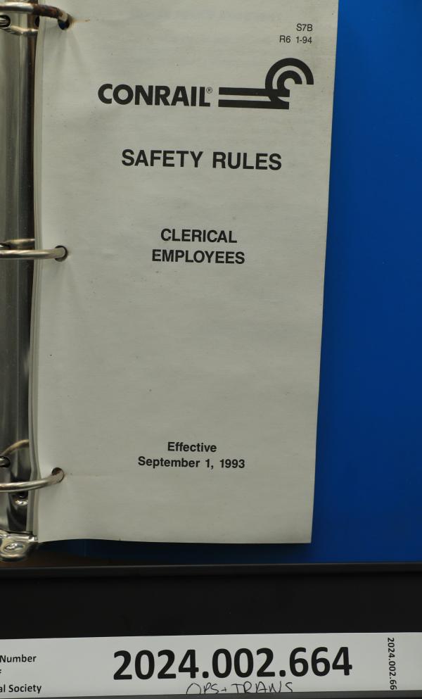 Safety Rules for Clerical Employees 1994-01-01