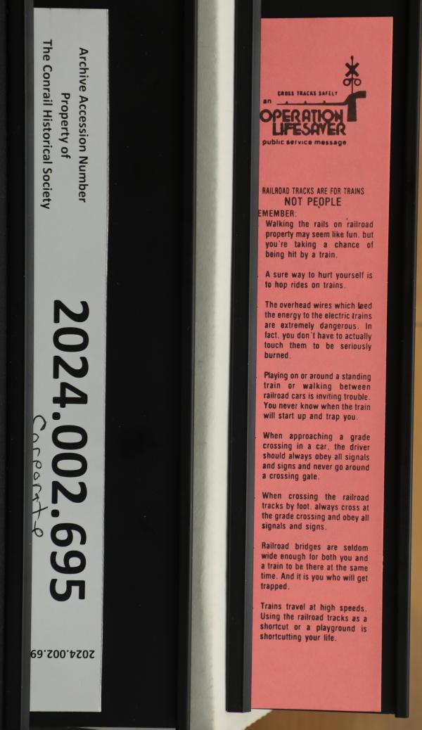Operation Lifesaver bookmarks CR police