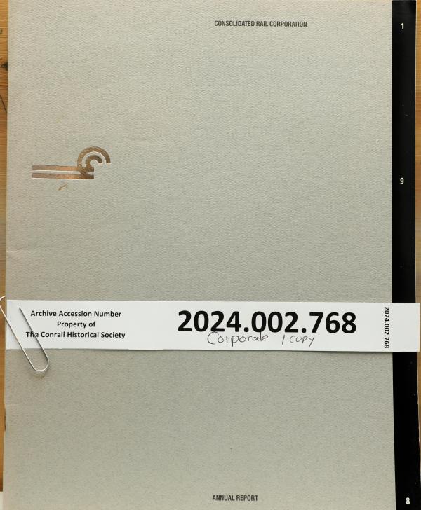 Conrail Inc. 1988 Annual Report