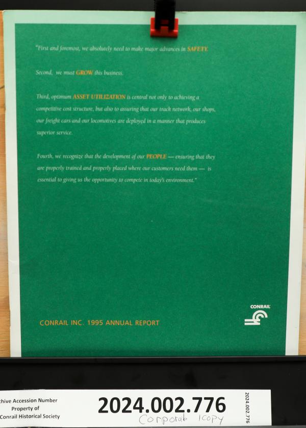 Conrail Inc. 1995 Annual Report