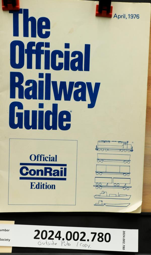 Official Railway Guide, April 1976, Conrail edition