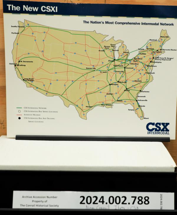 CSX Intermodal System Map, 1999