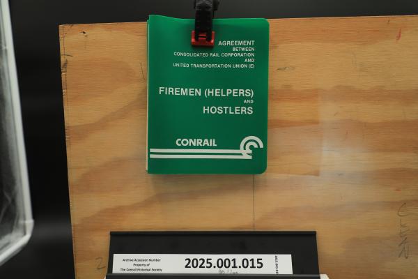 Agreement Between CR and UTU for Fireman (Helpers) and Hostlers, date??