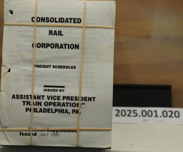 CR Freight Schedules, issued 1993-07-01