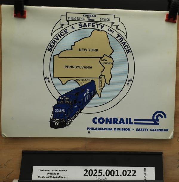 CR Philadelphia Division 1997 safety calendar