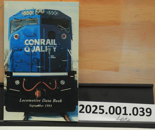 Locomotive Data booklet September 1993