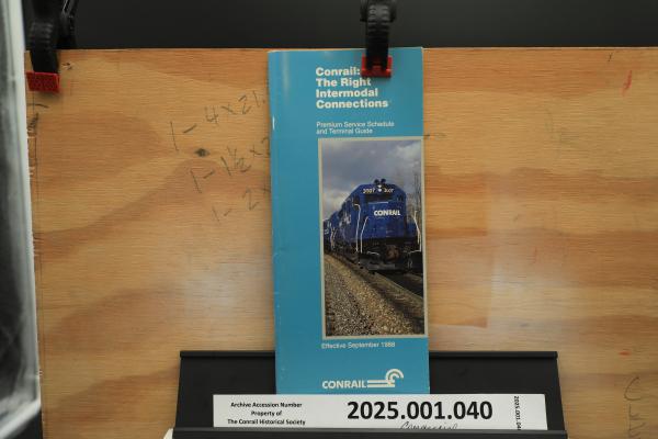 Conrail: The Right Intermodal Connections, Sept. 1998