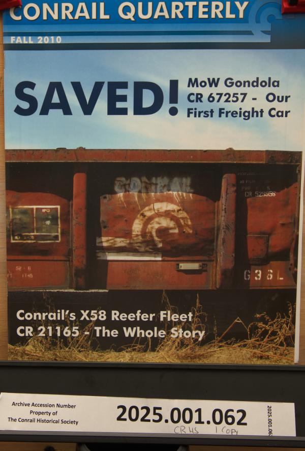Conrail Quarterly Fall 2010
