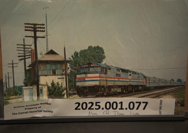 Amtrak postcard, Lake Shore Ltd, Porter, IN 1981