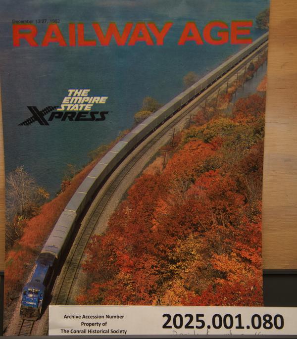 Railway Age, The Emprie State Express Dec. 1982