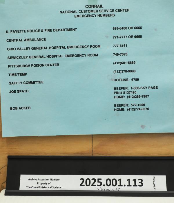 CR National Customer Service Center emergency phone numbers
