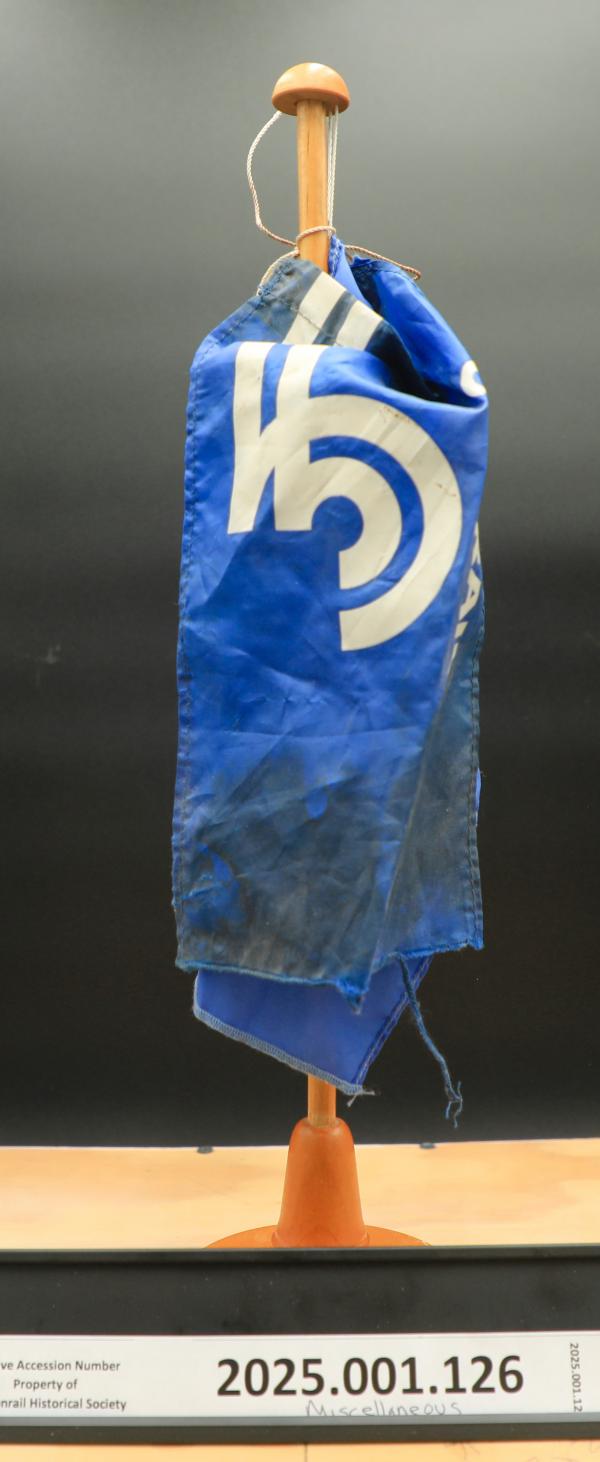Conrail flags and pole