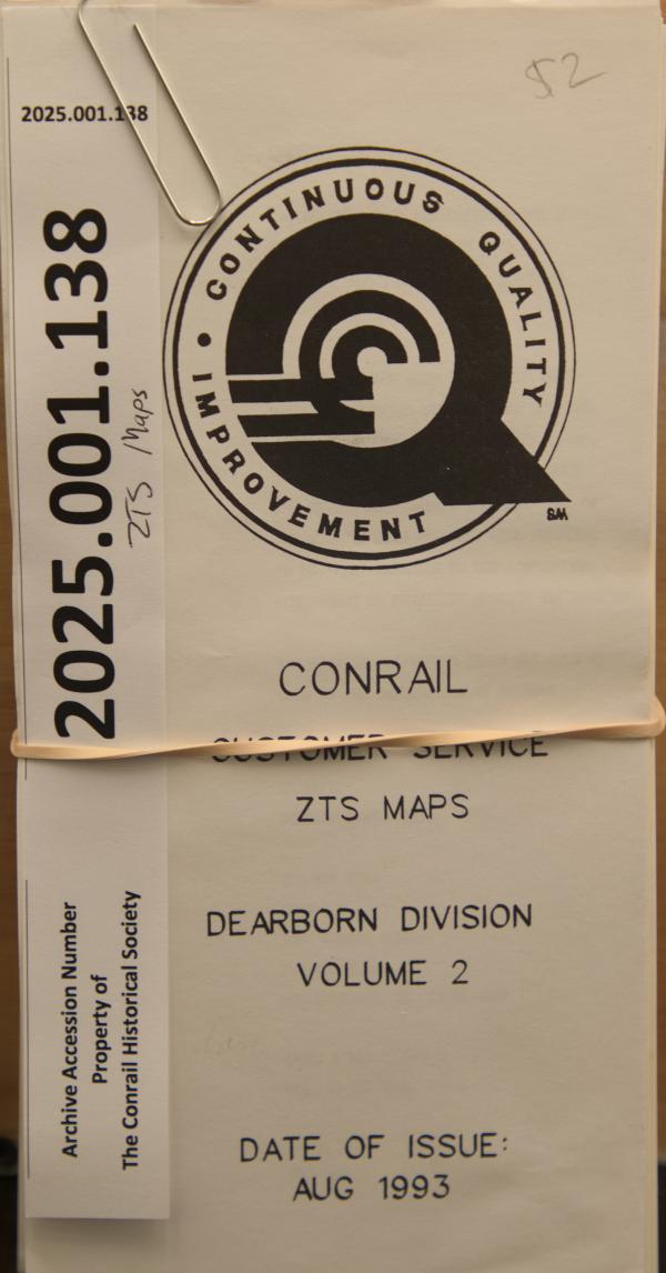 ZTS Maps, Dearborn Division, Vol. 2, 1993-08-00