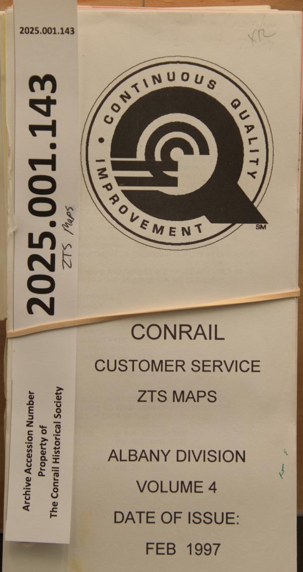 ZTS Maps, Albany Division, Vol. 4, 1997-02-00