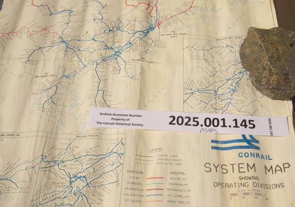 CR System Map, Officer of Chief Engineer, Design & Construction, Feb. 1996