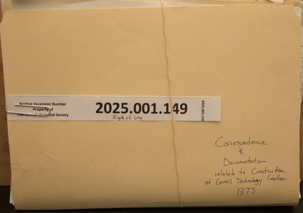 Correspondence & documentation related to construction of CR Technology Center, Philadelphia