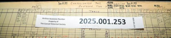 Southern Tier Train Dispatcher Sheet 1989-06-14